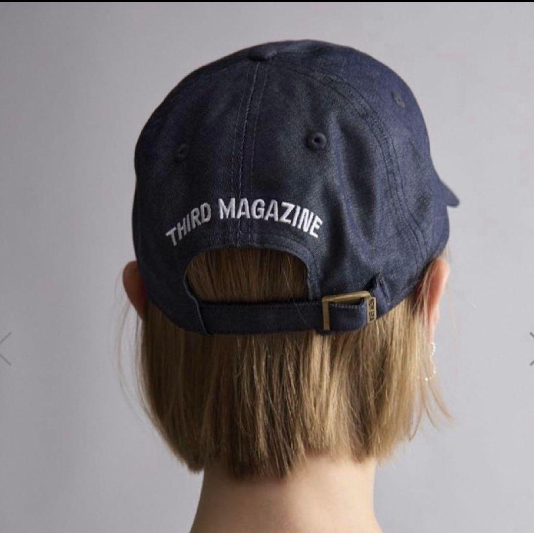 2025人気完売　未使用　NEW ERA 別注　サードマガジン　ロゴ　インディゴ