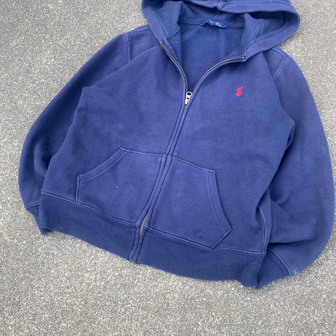 00s polo Ralph Lauren 短丈 ジップパーカー y2k テック