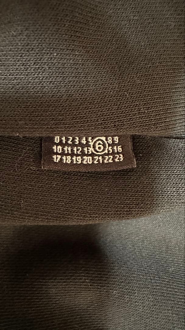 最終値下げMaison Margiela MM6 24SS ジップフーディー 黒