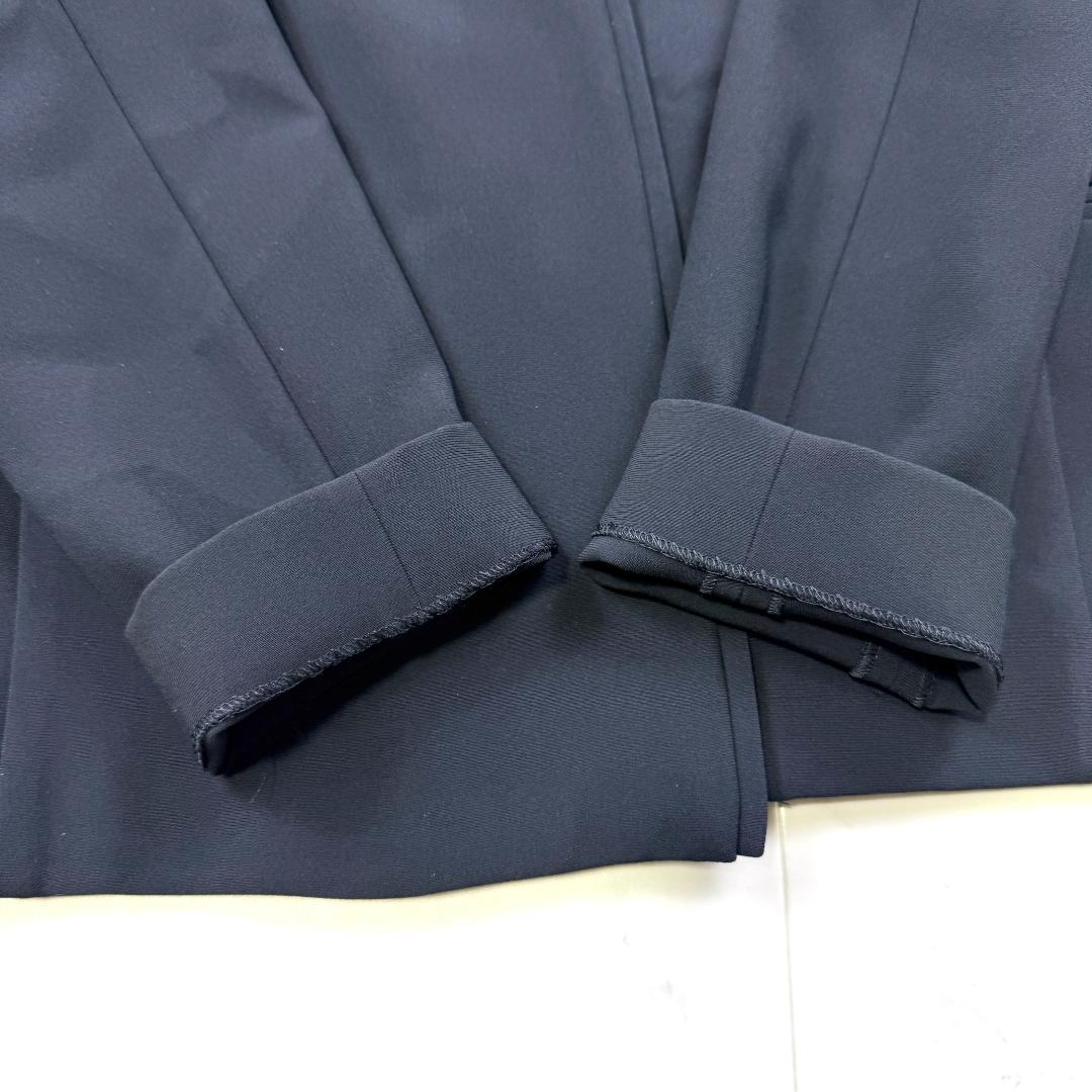 UNITED ARROWS ノーカラー セットアップ スーツ ネイビー 38 M