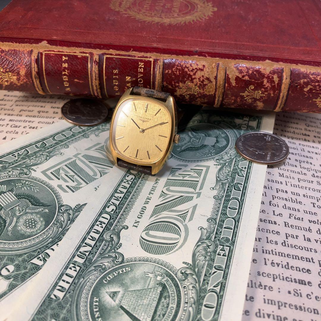 国内OH済メンズ腕時計アンティークウォッチLonginesロンジン手巻き2212