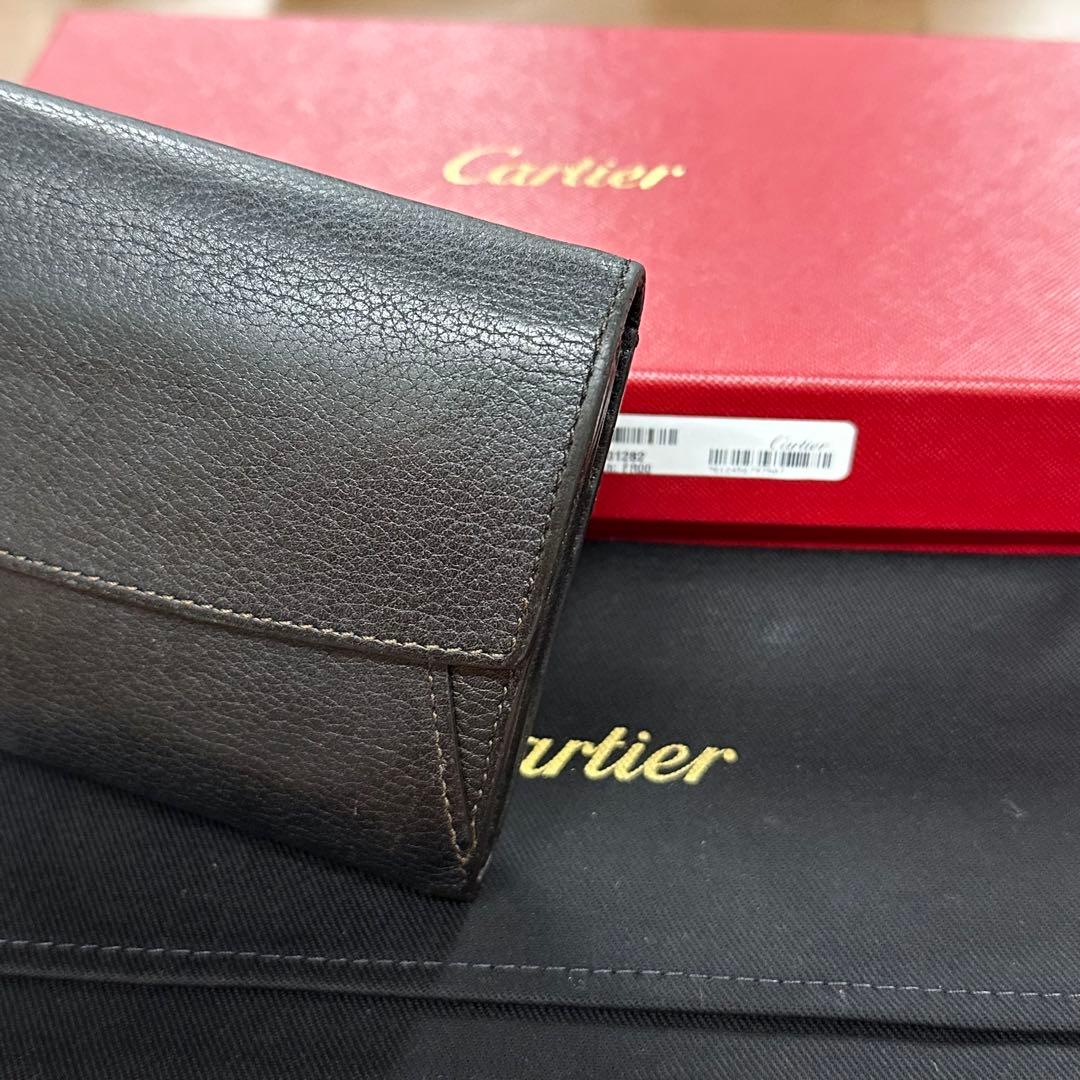 新品同様‼️ カルティエ　Cartier 財布　長財布　Cドゥ