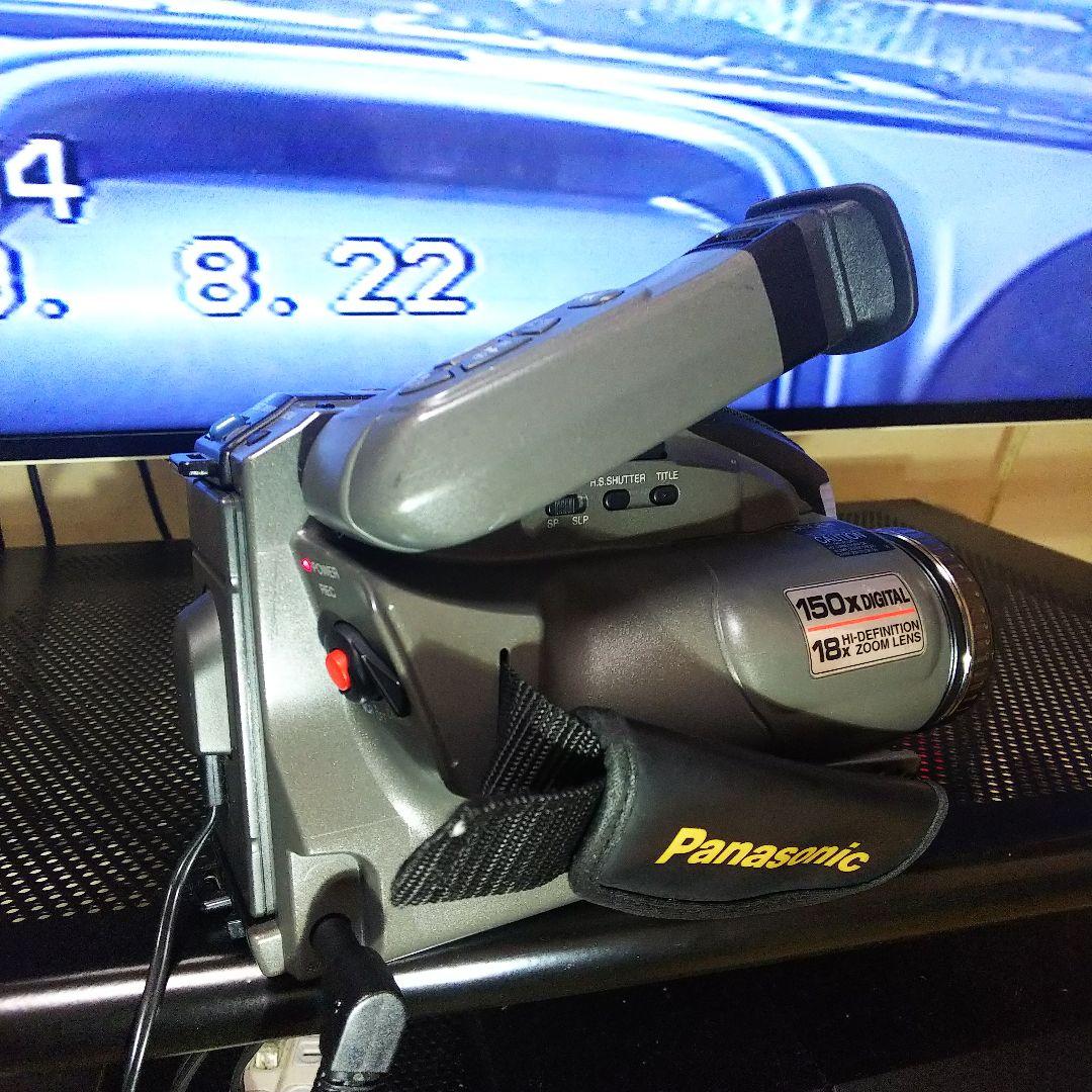 Panasonic VHS-C ビデオカメラ PV-L550D 希少動作品