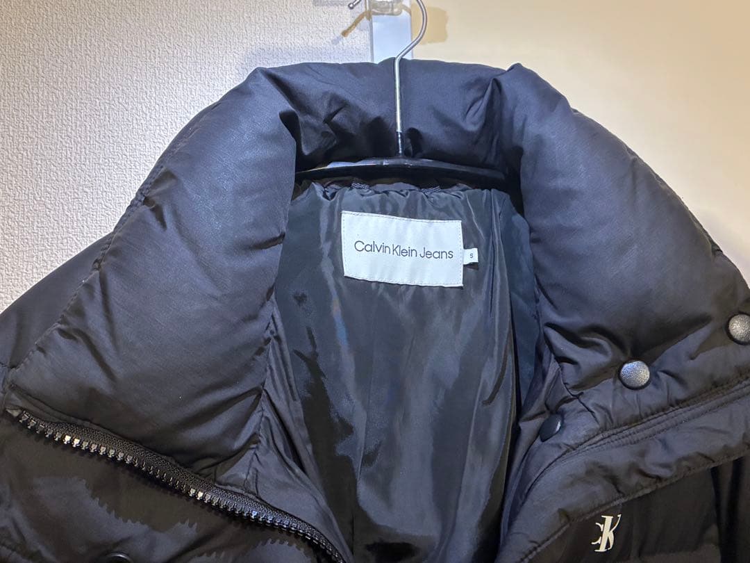 【値下げ中】カルバンクライン　ベルト付き　ダウンジャケット（S）