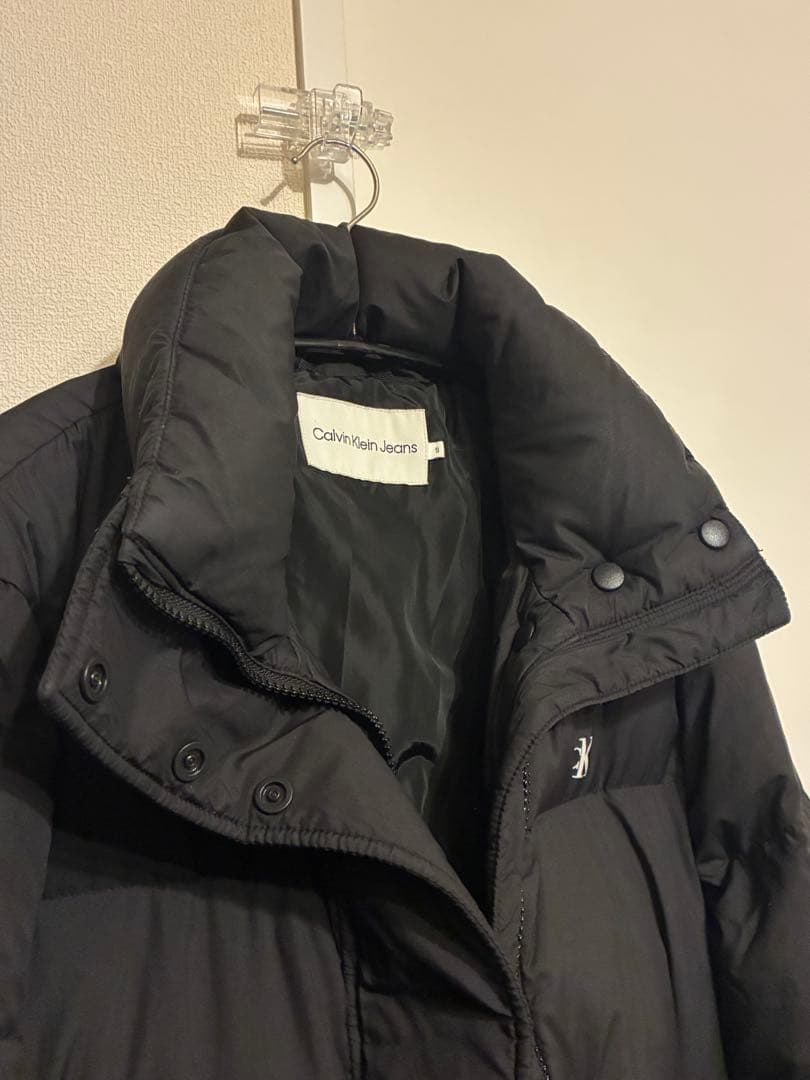 【値下げ中】カルバンクライン　ベルト付き　ダウンジャケット（S）