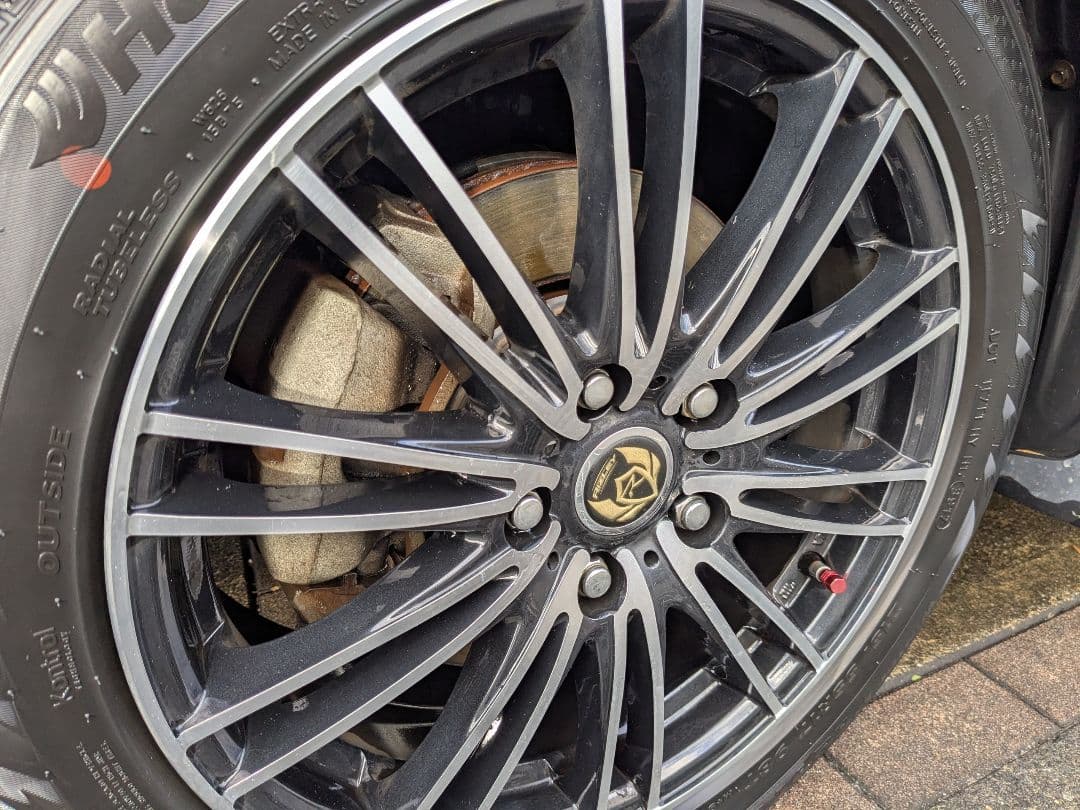 [美品] RiZLEY weds製 17インチ ホイールセット