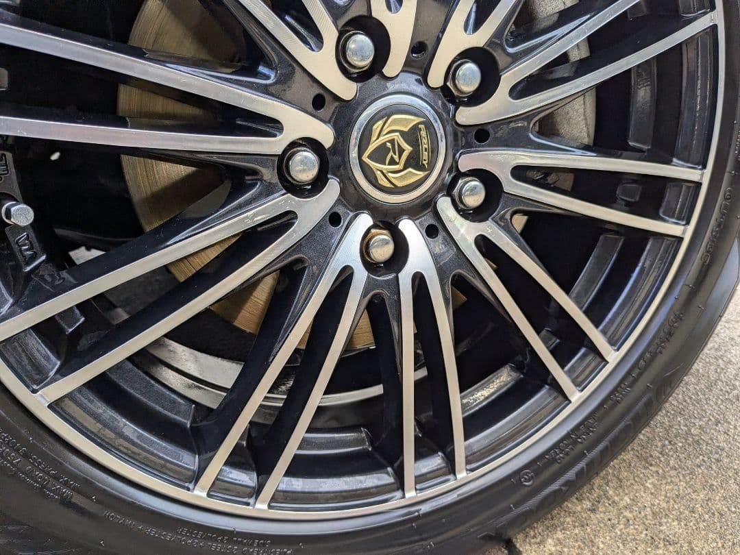 [美品] RiZLEY weds製 17インチ ホイールセット