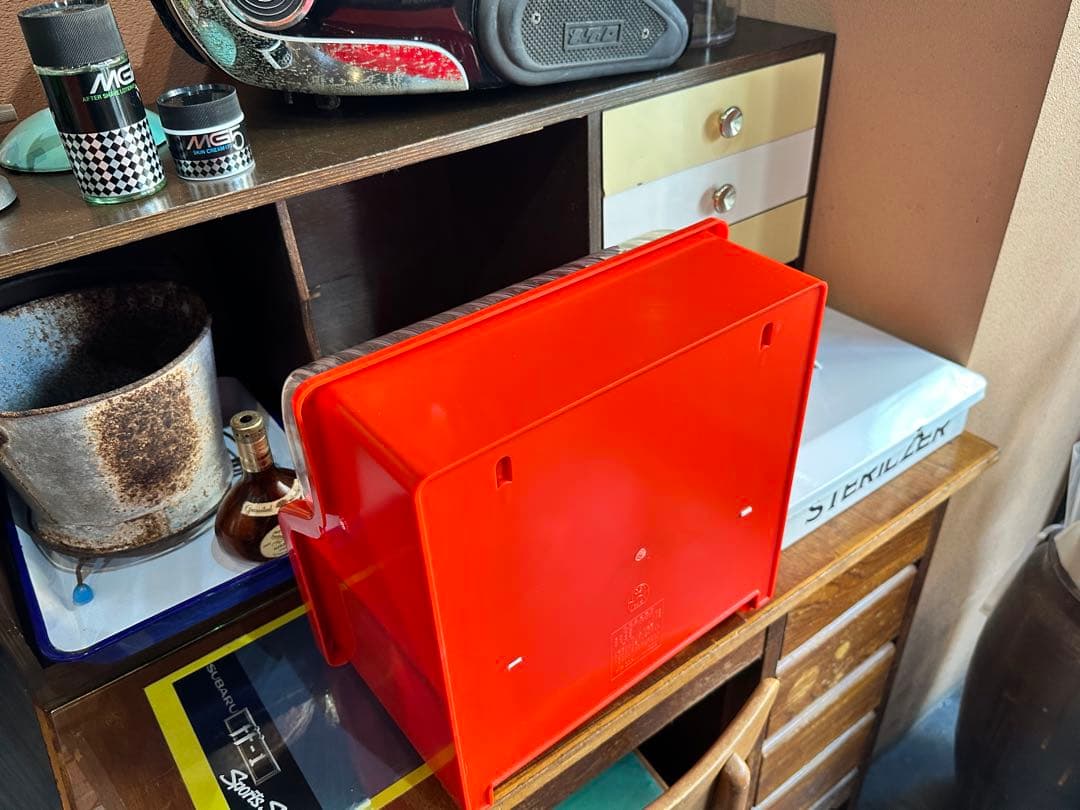 昭和レトロ　調味料入れ　調味料ストッカー　ダイエイ工業 レトロポップ 花柄