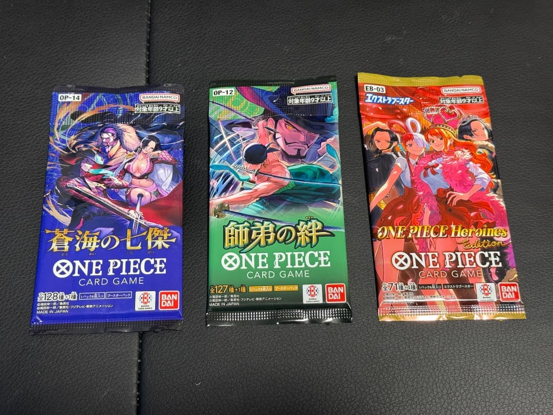 未開封 ワンピースカード 合計313パック 師弟の絆 蒼海の七傑 ヒロインズ