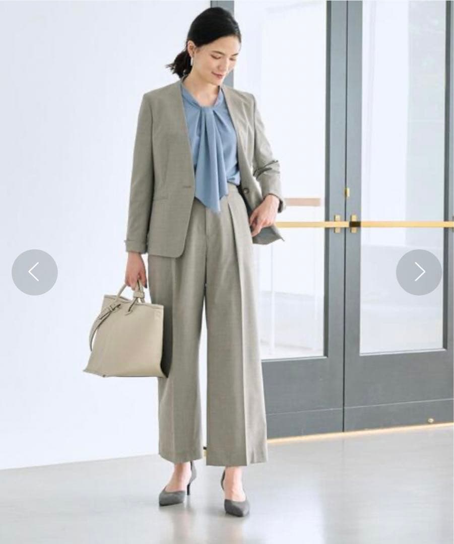 グリーンレーベルリラクシング カチリラ セットアップ ジャケット パンツ 36