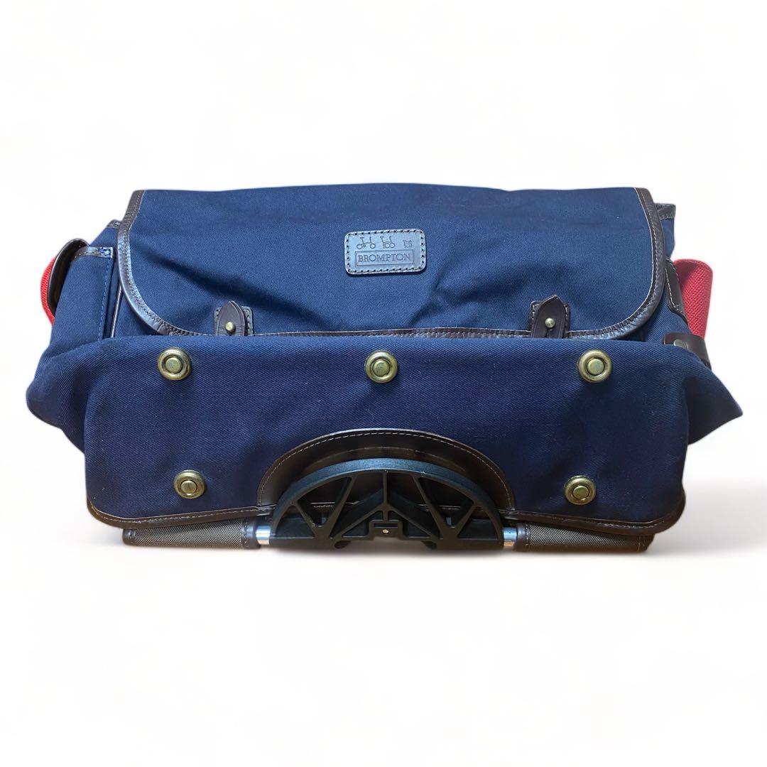【純正フロントバッグ】BROMPTON 英国製 GAME BAG ネイビーブルー