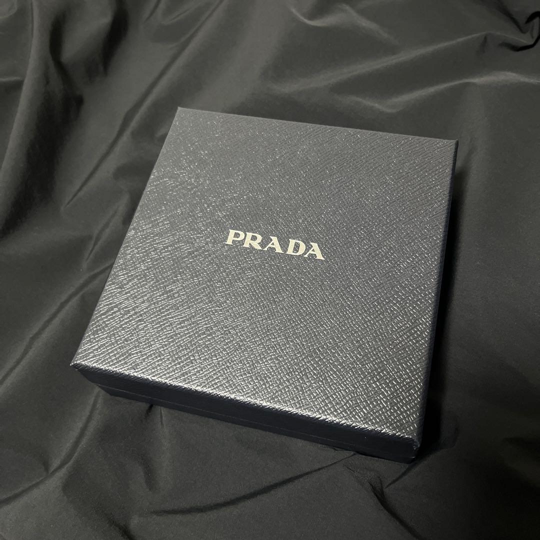 PRADA ブラックリナイロン ヘアシュシュ