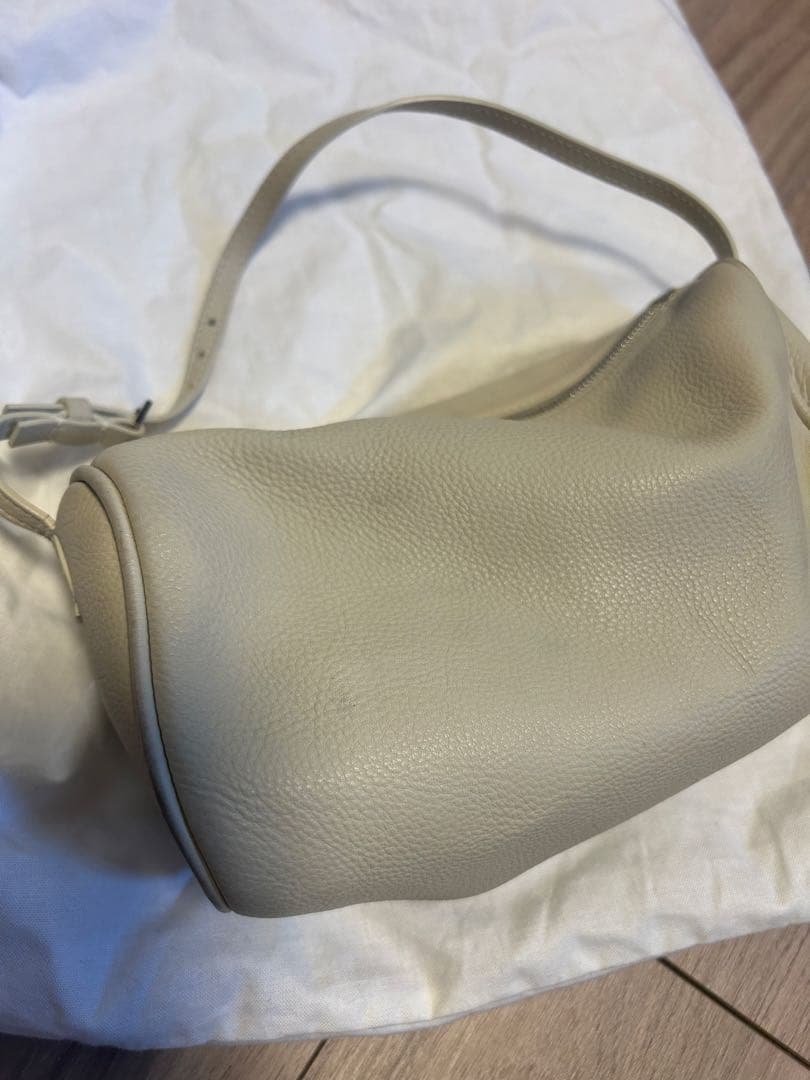 【傷あり】the row 90sbag white