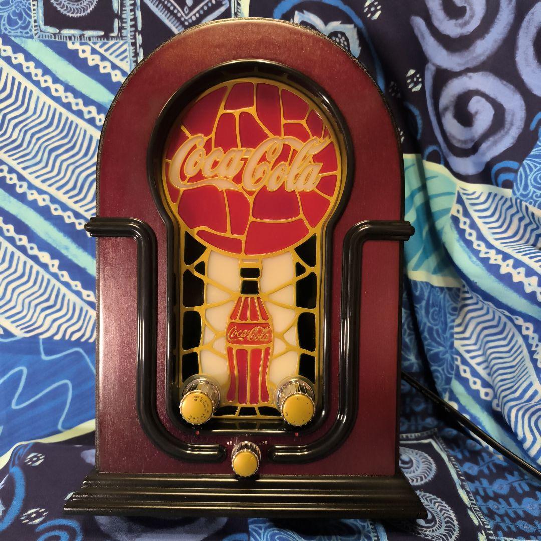 コカ・コーラ ステンドグラス ラジオ