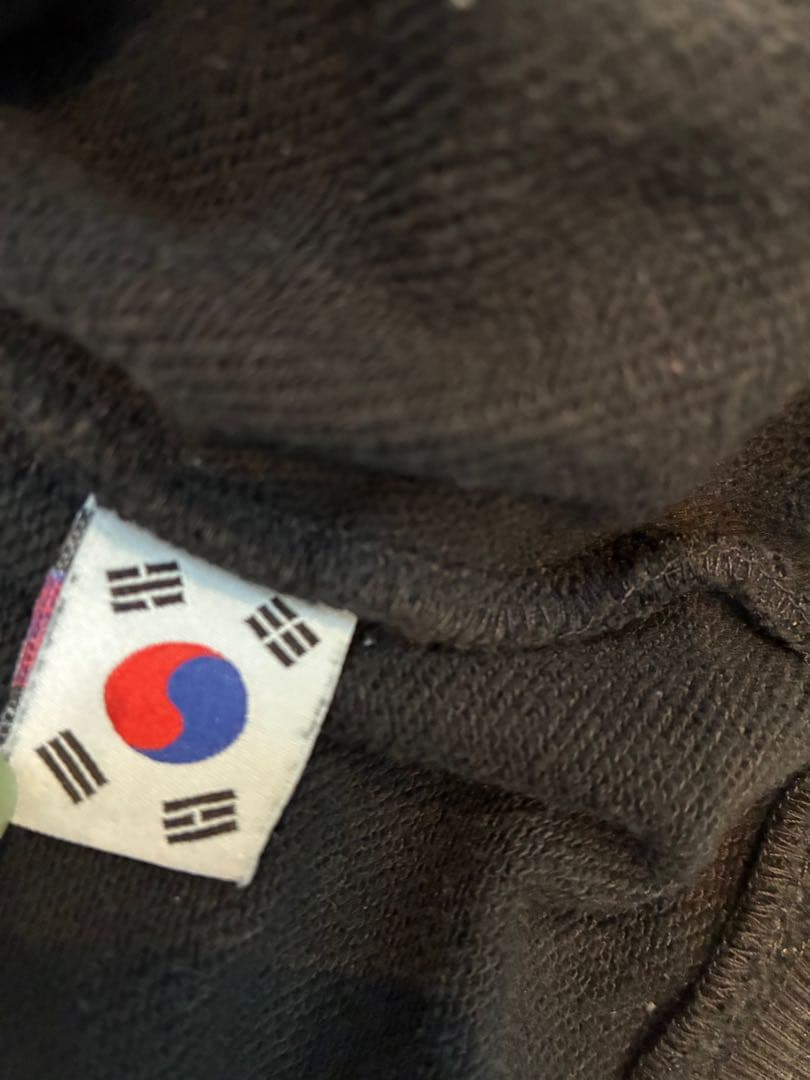 ノーマニュアル NOMANUAL ビンテージジップアップパーカー L ブラック