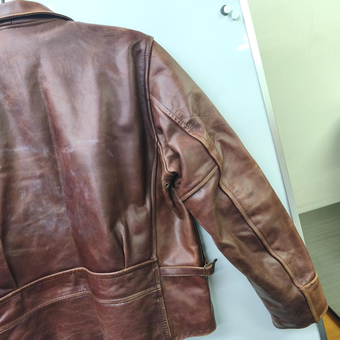 R.B.C (RBC)レザージャケット サイズ38 　レッドブラウン　TALON