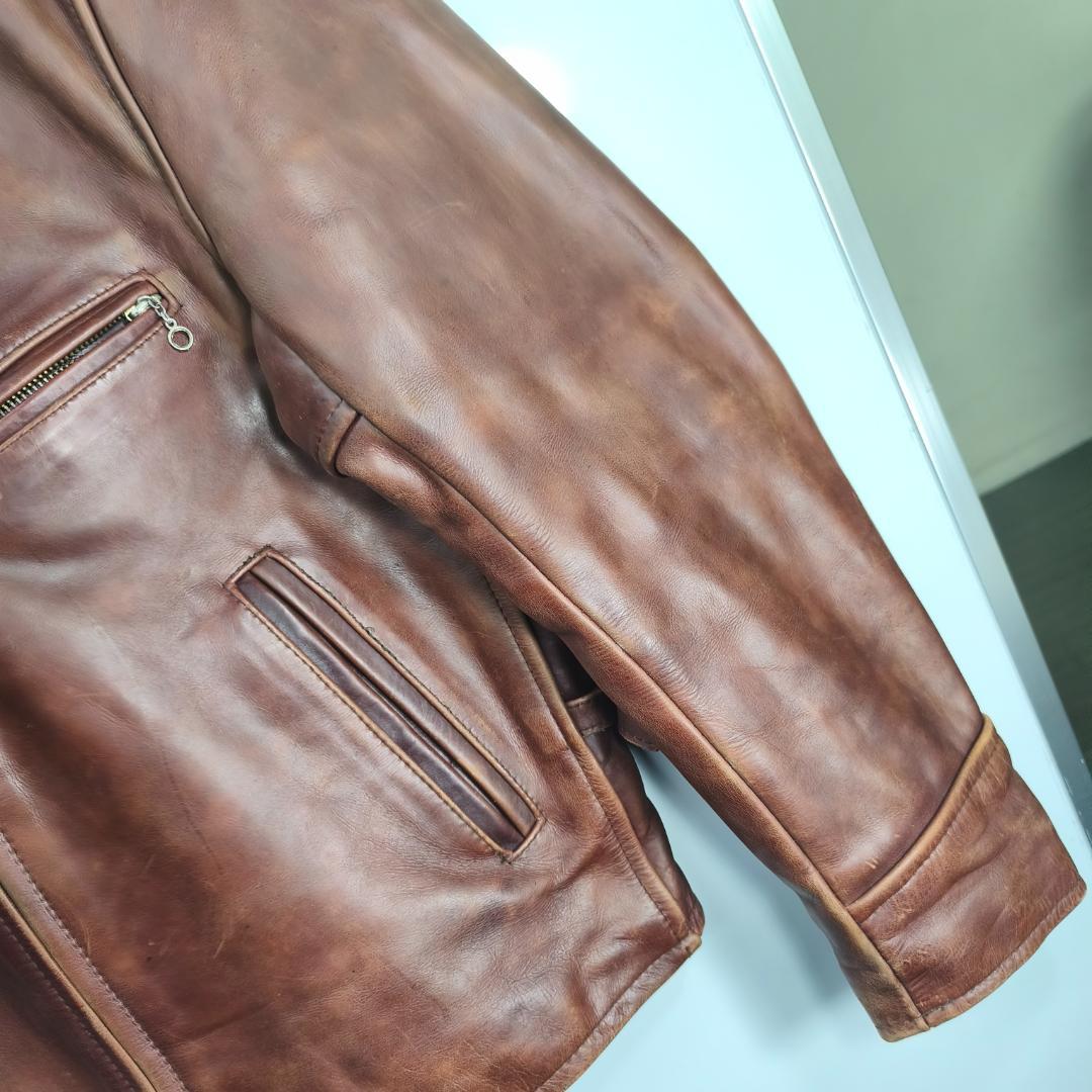 R.B.C (RBC)レザージャケット サイズ38 　レッドブラウン　TALON