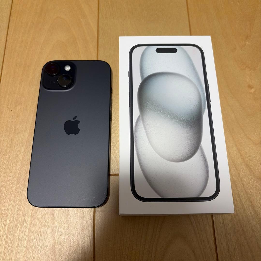 Apple iPhone 15 256GB ブラック SIMフリー 5G対応