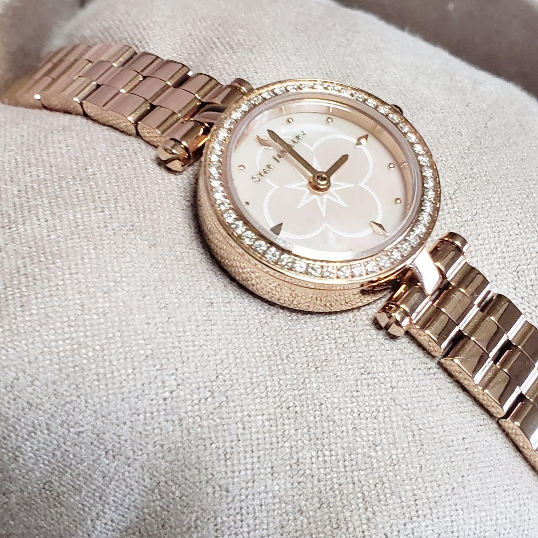 新品　STAR JEWELRY 80周年　限定ウォッチ　腕時計　ピンクゴールド