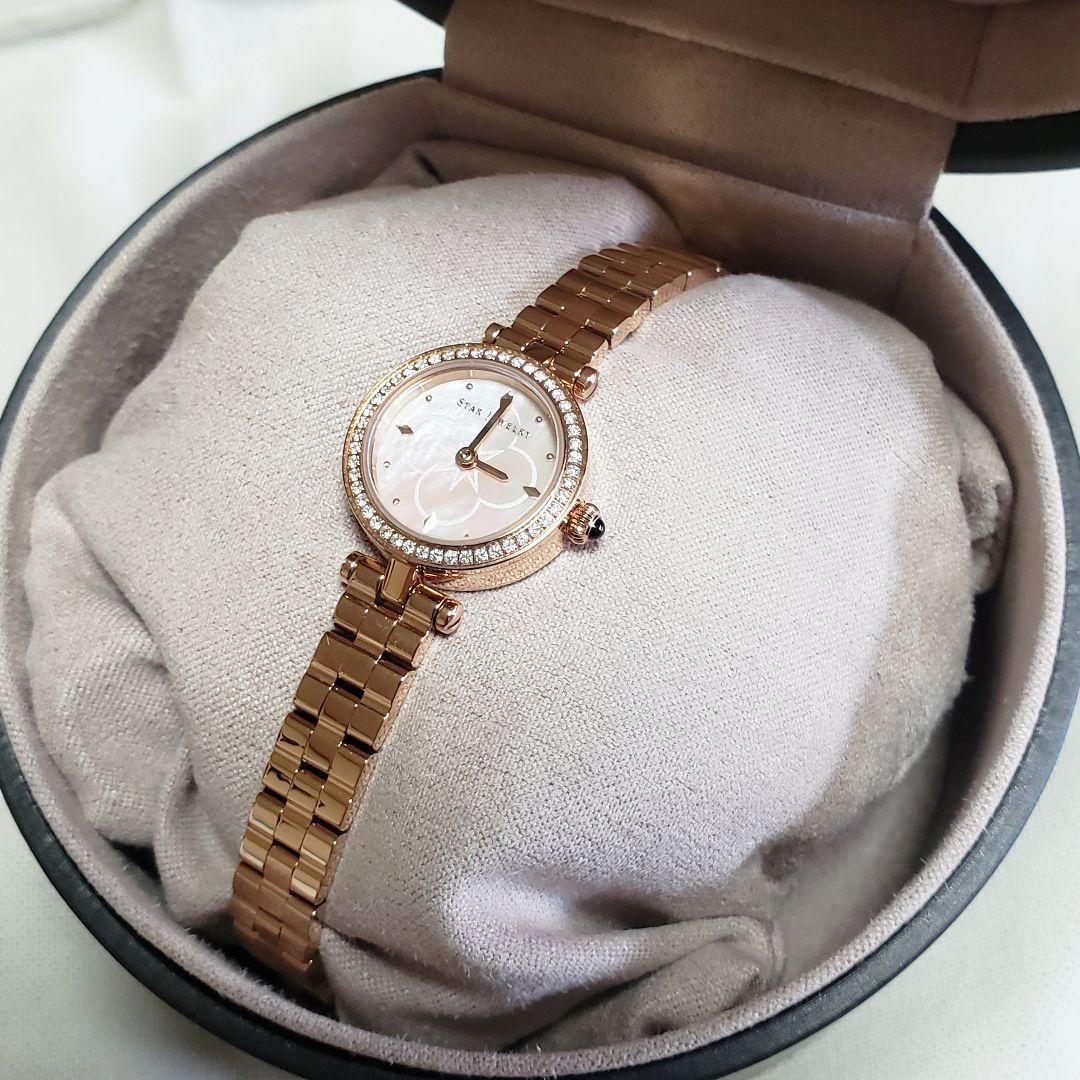 新品　STAR JEWELRY 80周年　限定ウォッチ　腕時計　ピンクゴールド