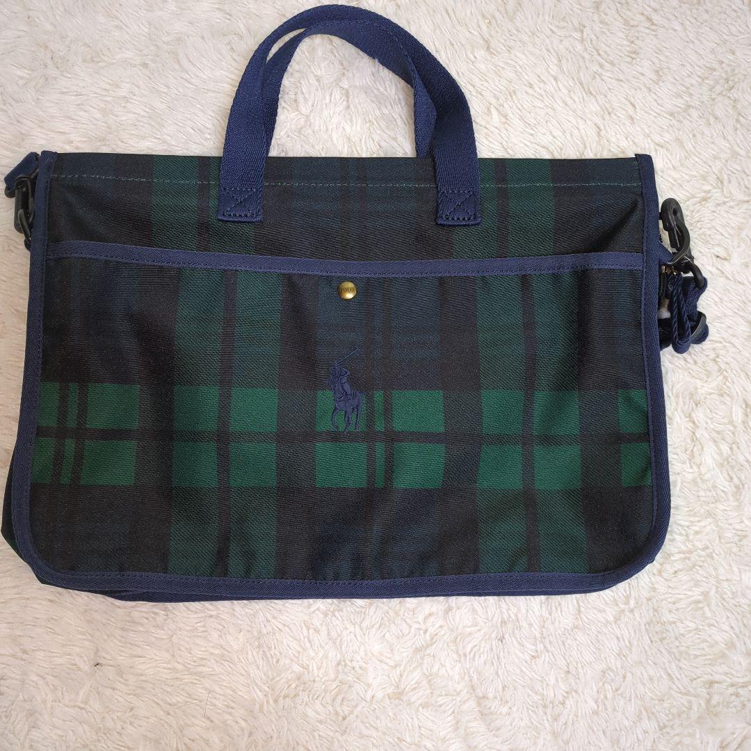 ポロ チェック柄 ショルダーバッグ　新品未使用タグ付き
