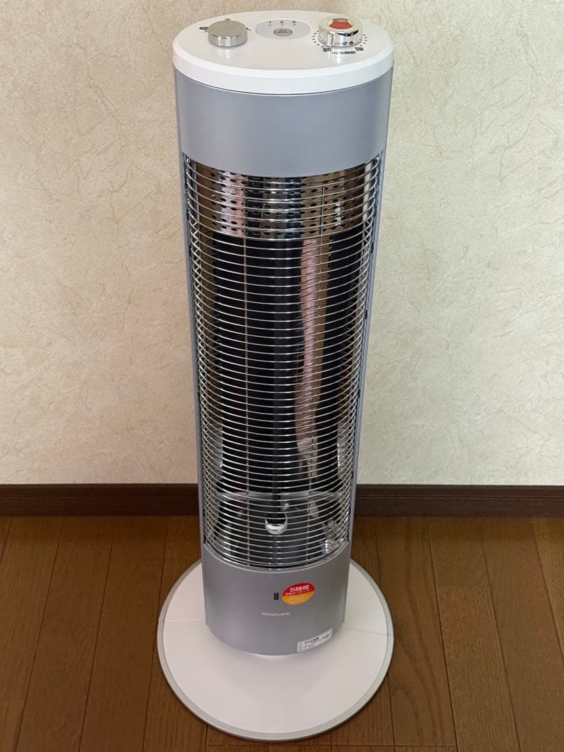 【使用数回】KOIZUMI KSS-0821/S シーズヒーター タワー型