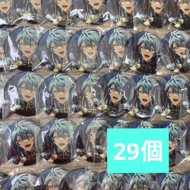 亥清悠 ブラホワ 缶バッジ