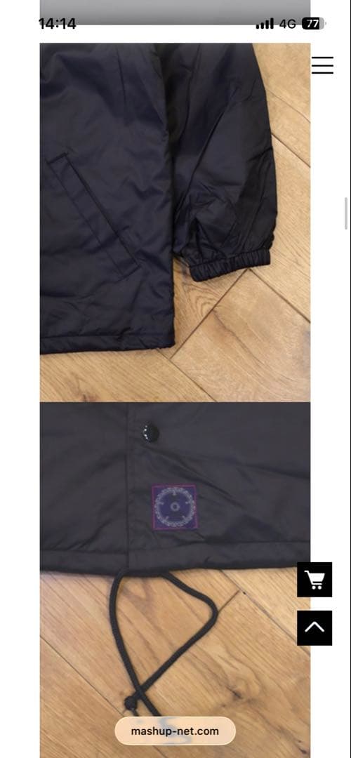 値下M&M CUSTOM PERFORMANCEナイロン ボア コーチジャケット