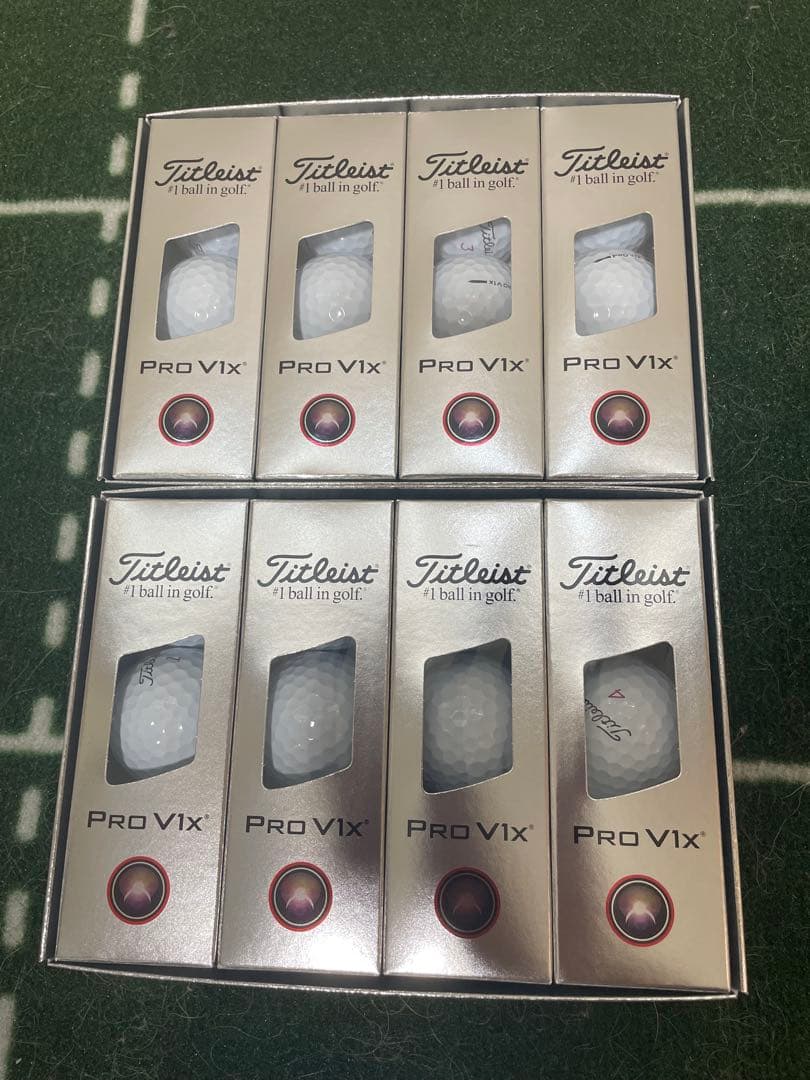 Titleist ProV1x 2025年モデル白