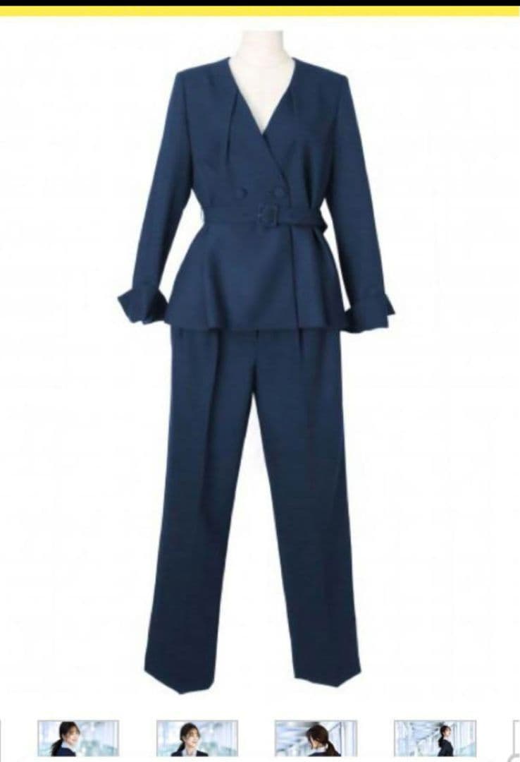 卒入園式ルイルエブティック タックペプラムジャケットセットアップ ブラウスセット