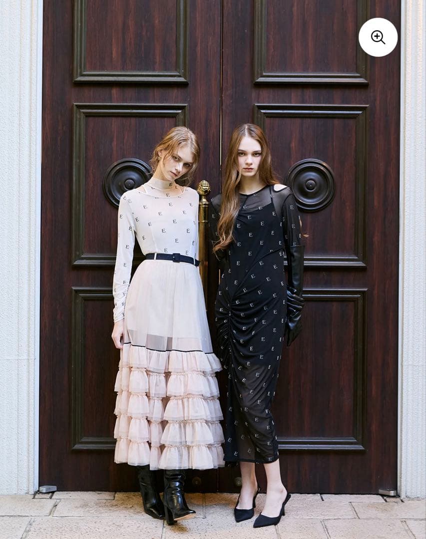 eimy istoire チュールティアードレイヤードスカート