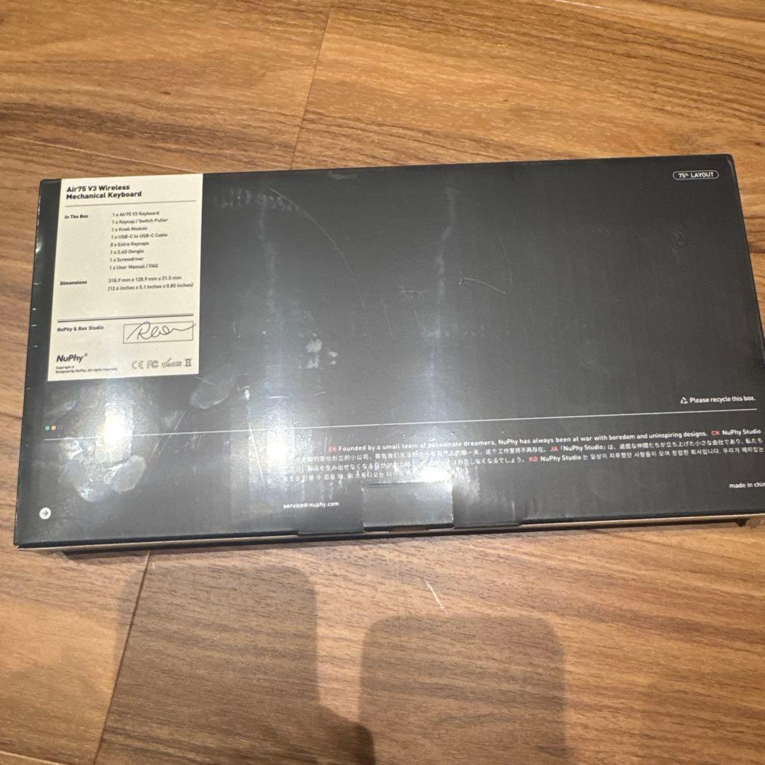 NuPhy Air75 V3 US配列 Blush Nano軸
