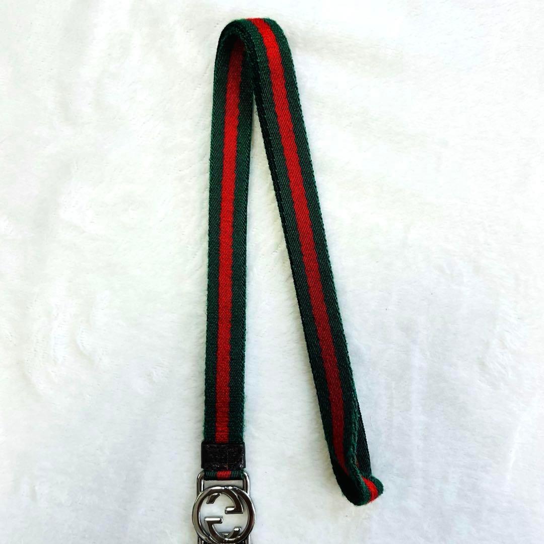 【良品】GUCCI グッチ シェリーライン ネックストラップ ストラップ