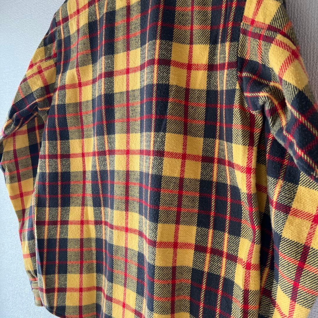 70s80s usa製 FIVE BROTHER ネルシャツ 裏ボーダー　良配色