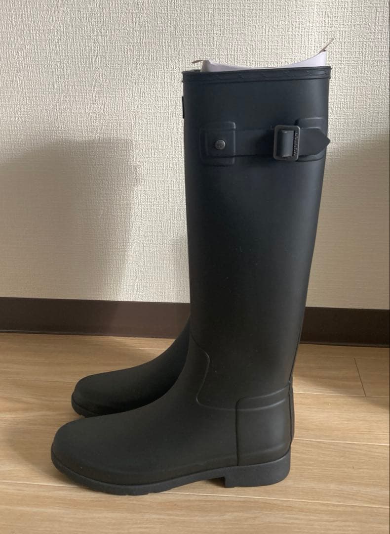 【新品・未使用】レディース　ハンターオリジナルリファインドトールブーツ　ブラック