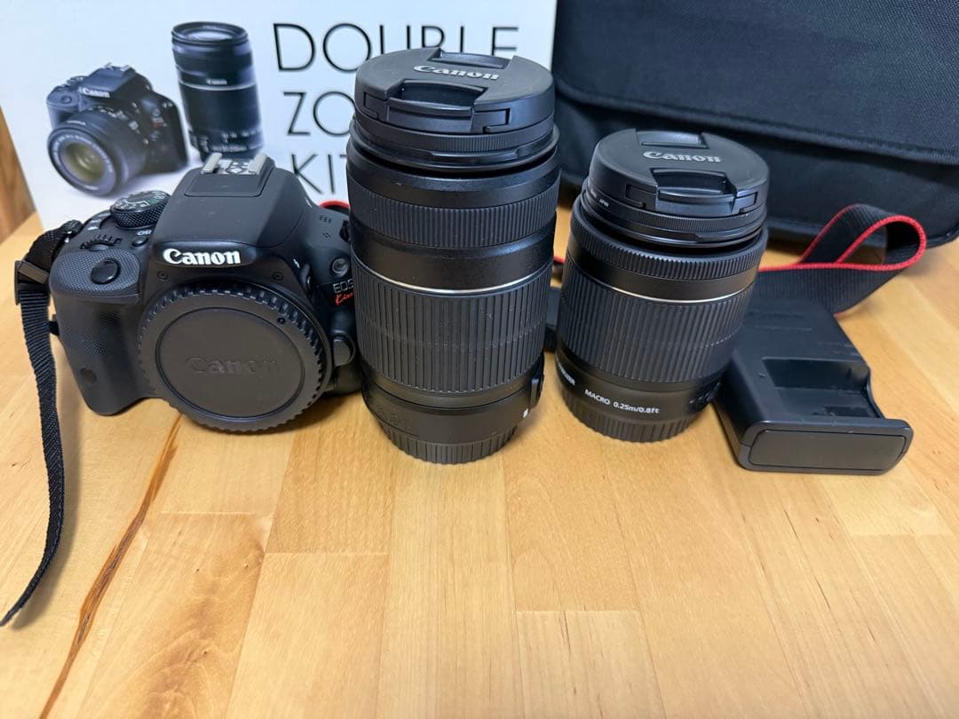 【美品】Canon EOS Kiss X7 ダブルズームキット