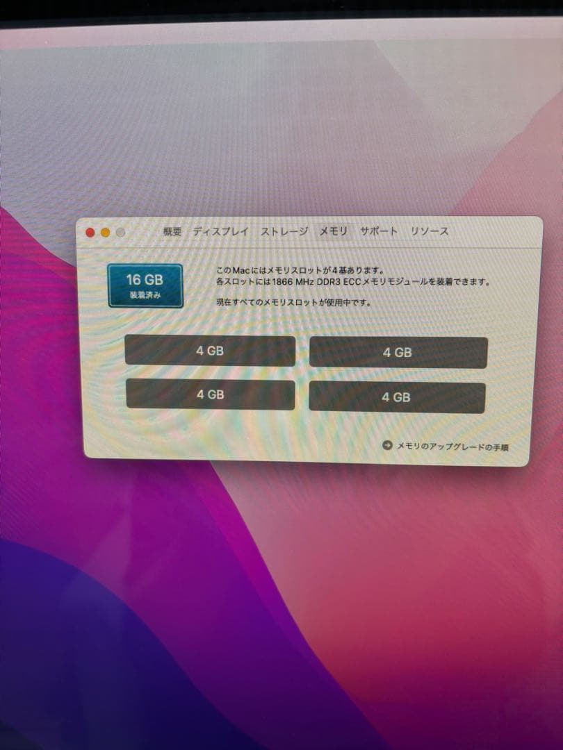 Apple Mac Pro (Late 2013) 16GB 256GB 良品