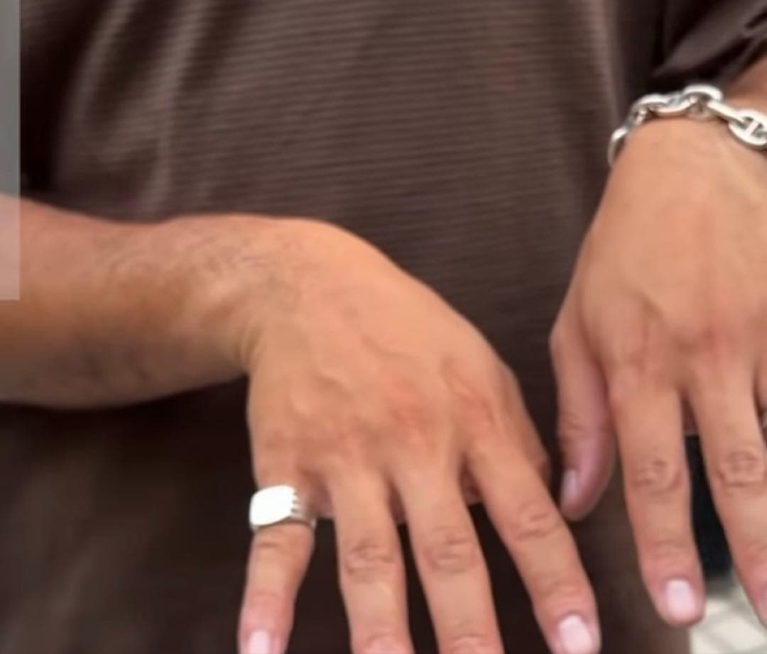 ovy ブレスレットM　リング12号　シルバー925 セット売り