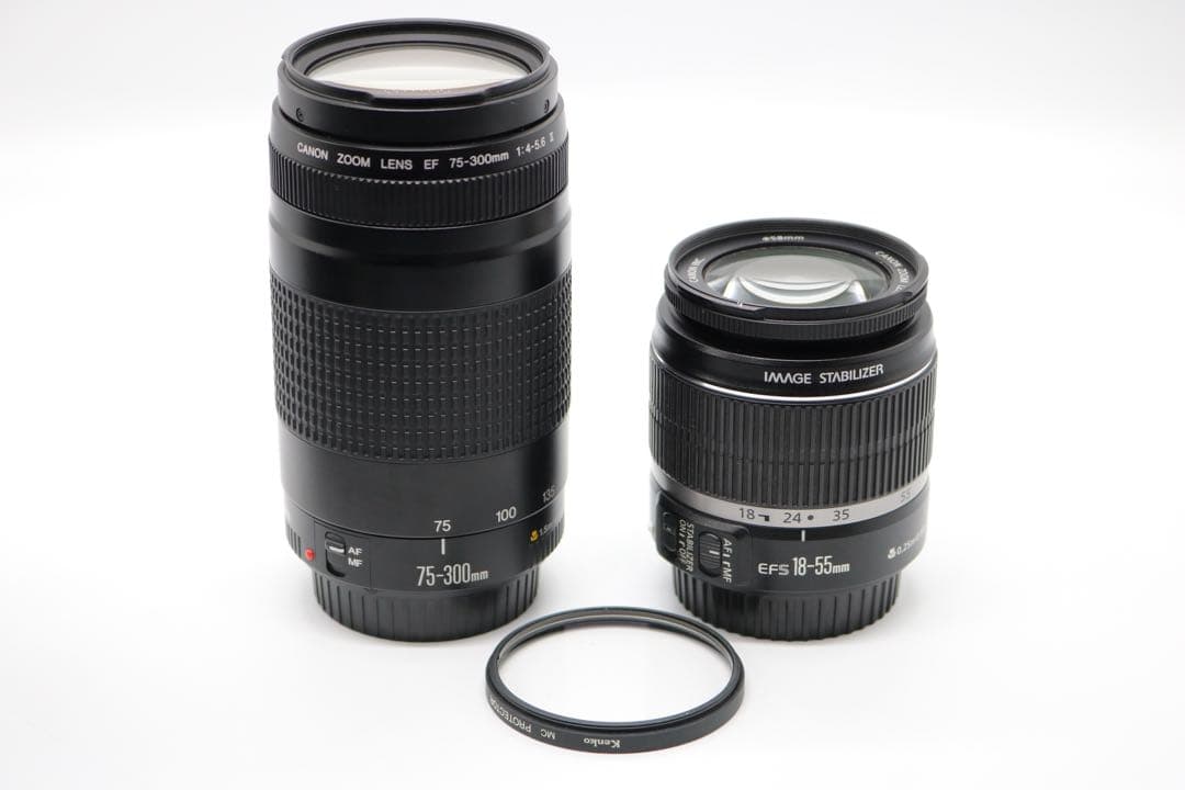 超美品 【Canon EOS Kiss X7 ダブルレンズセット】 安心保証あり