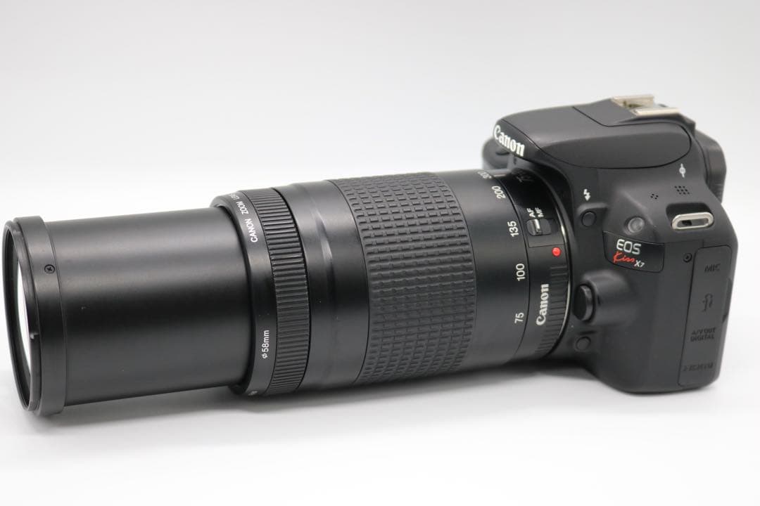 超美品 【Canon EOS Kiss X7 ダブルレンズセット】 安心保証あり