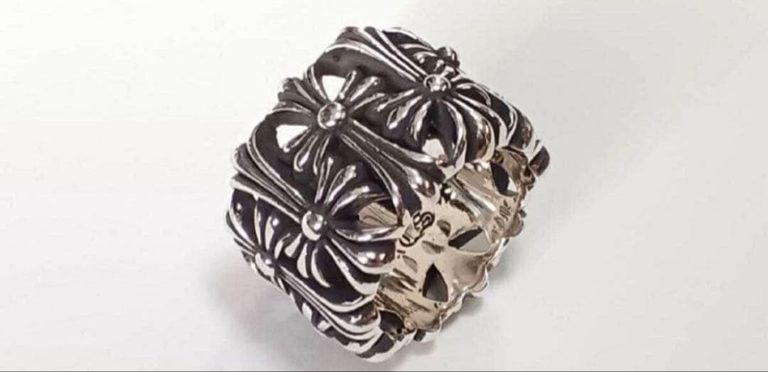 【美品】CHROME HEARTS　セメタリーリング　クロムハーツ　19号