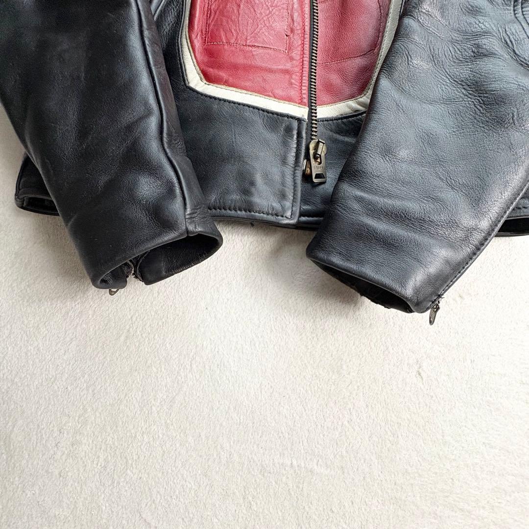 VANSON シングルライダース レザージャケット 36