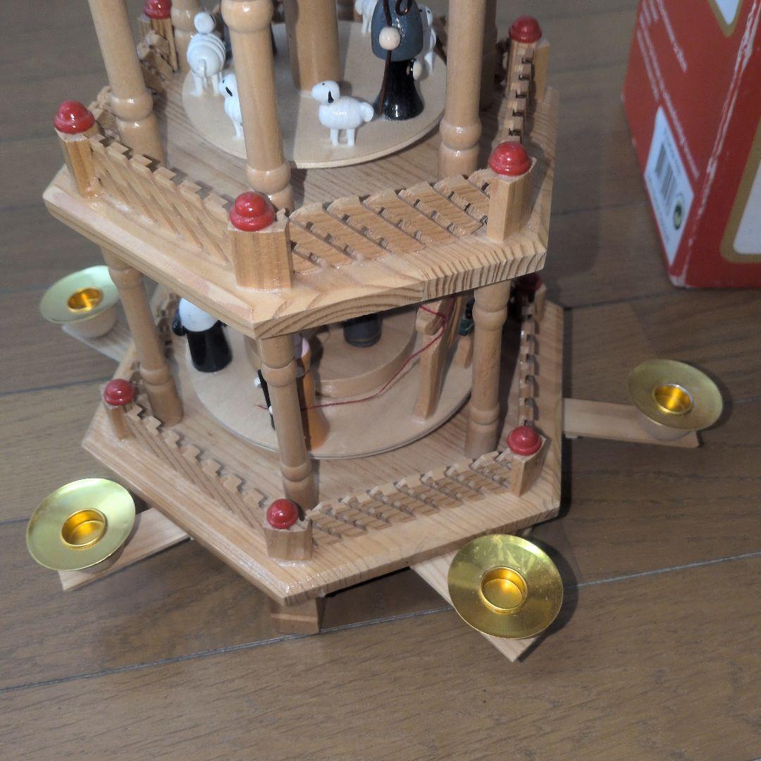 希少 箱 ドイツ クリスマスピラミッド ヴィンテージ アンティーク