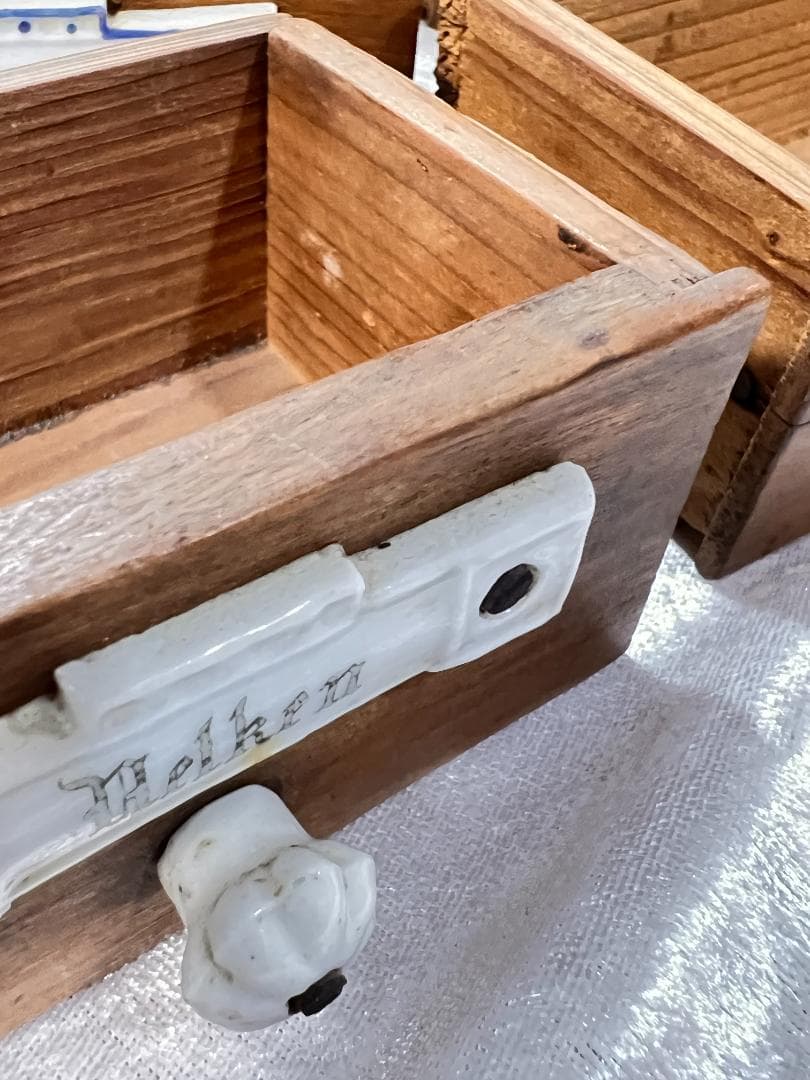 小ダンス、薬棚、調味料入れ、ハーブ入れ、 木製コレクションボックス