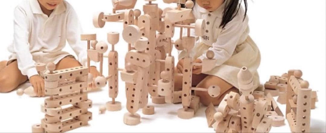 童具館 くむくむ　積み木 知育玩具 ワク WAKU 木のおもちゃ　木製知育玩具