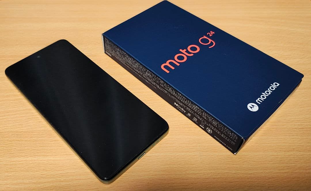 motorola moto G24 アイスグリーン