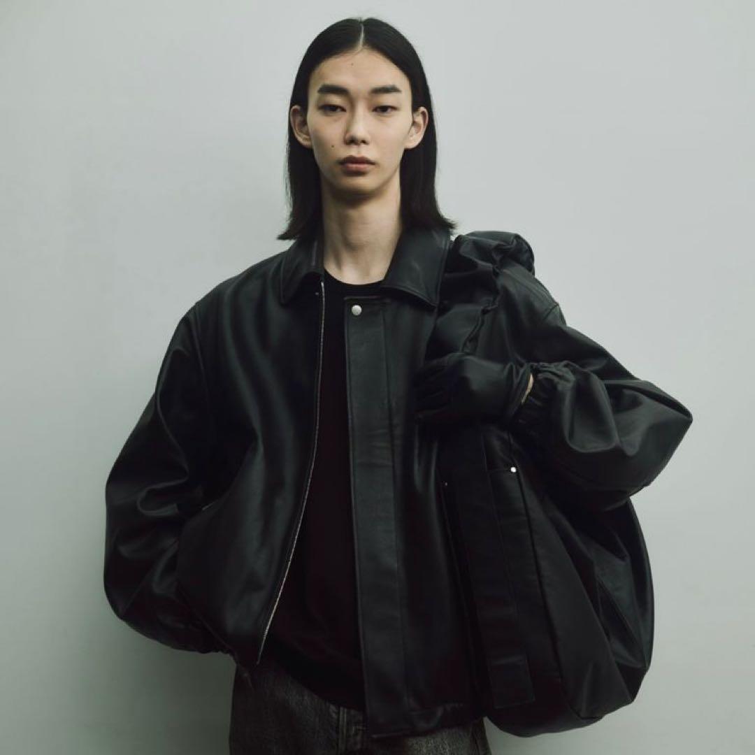 ssstein Sheep Leather Zip Short Jacket　S