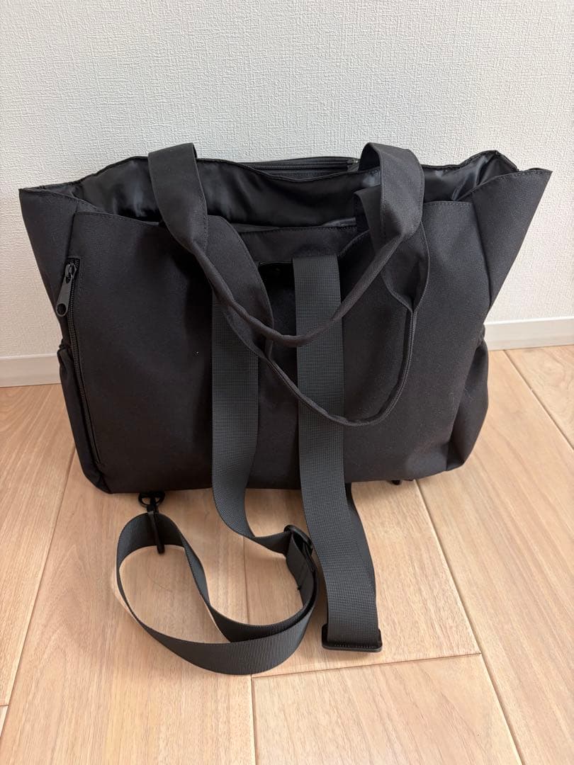 OUTDOOR ブラック マザーズバッグ