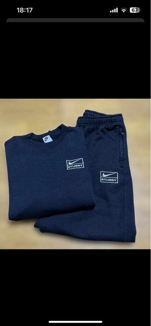 Stussy Nike 上下セットアップ　サイズS