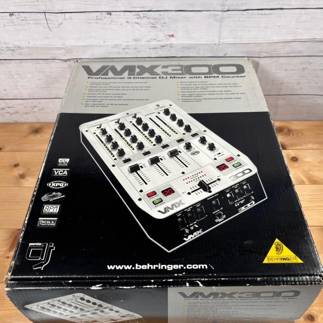 【商品名】 Behringer VMX300 DJミキサー　メンテ、動作確認済み